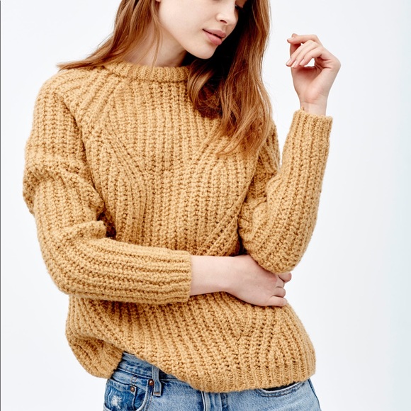 babaa Sweaters - Babaa Eco Wool Sweater Mustard